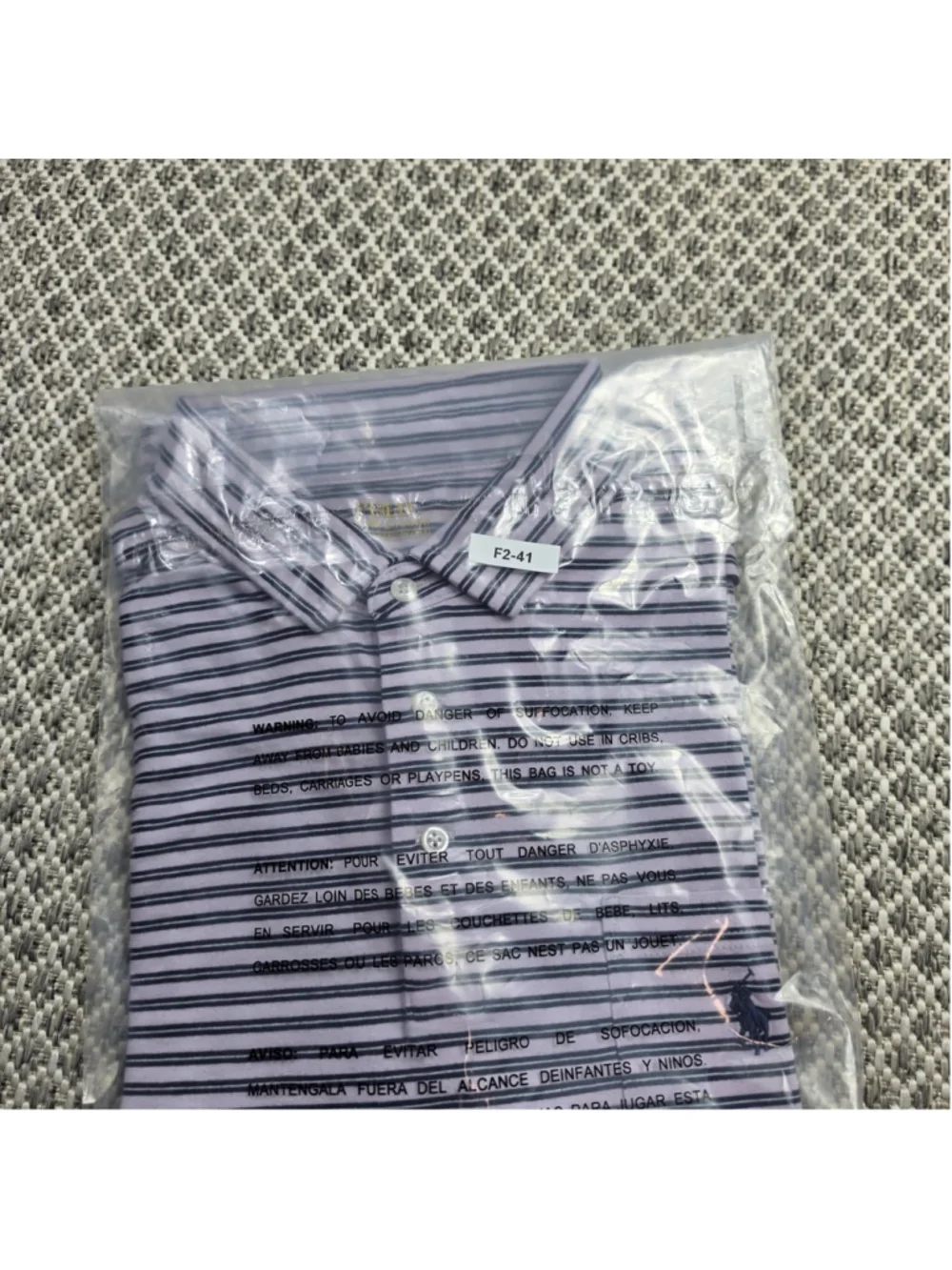 Polo Ralph Lauren Performance Polo Shirt Men’s XL Striped Pocket Stretch Golf
